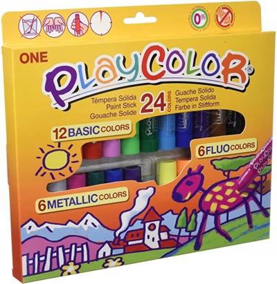 PLAYCOLOR KREDKI KOLOROWE 24 SZT