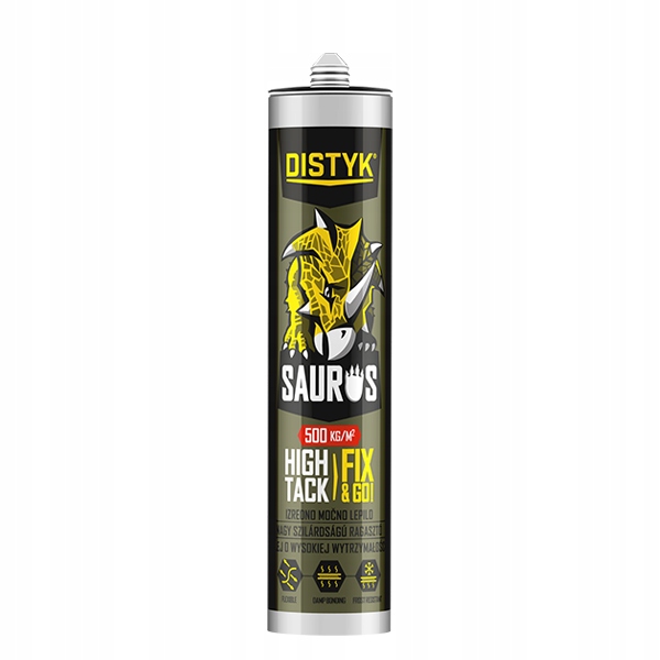 Distyk klej montażowy uniwersalny do luster SAURUS GLUE High Tack 290 ml
