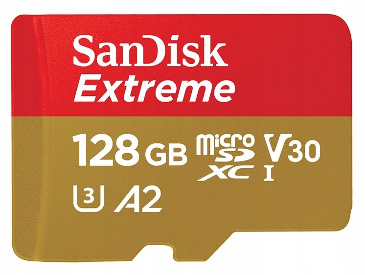 Sandisk Extreme microSDXC 128GB V30 UHS-I U3
