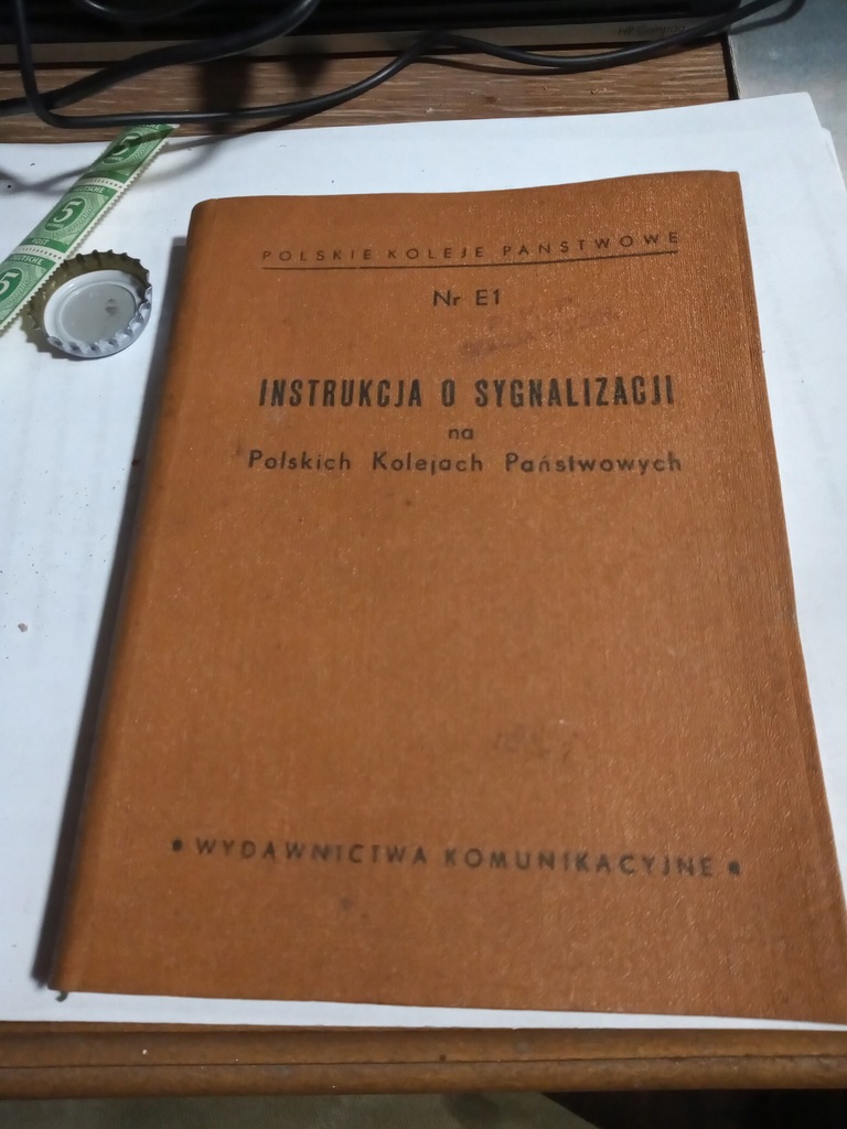 Kolej PRL 1958 Nr E1 Instrukcja Sygnalizacji