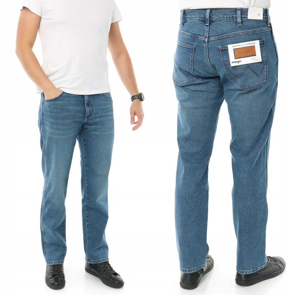 WRANGLER FRONTIER spodnie męskie proste W31 L32