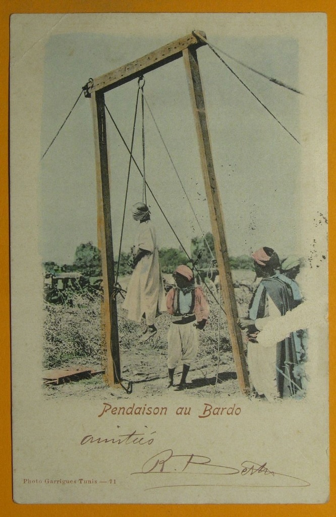 188114, Tunezja, Bardo, wisielec, obieg 1905