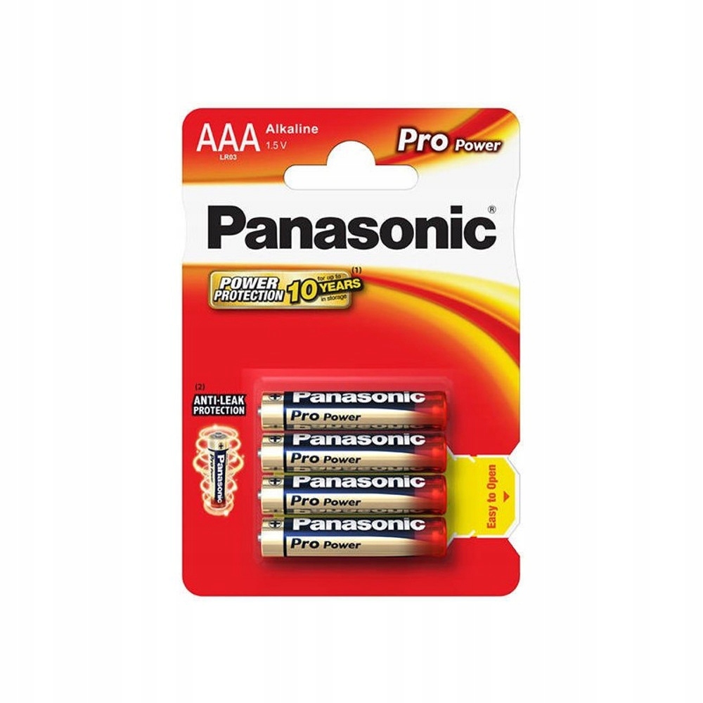 Panasonic bateria alkaliczna LR03/AAA Pro Power 4x