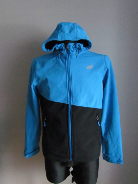 4F SOFTSHELL kurtka z kaptuem r.S