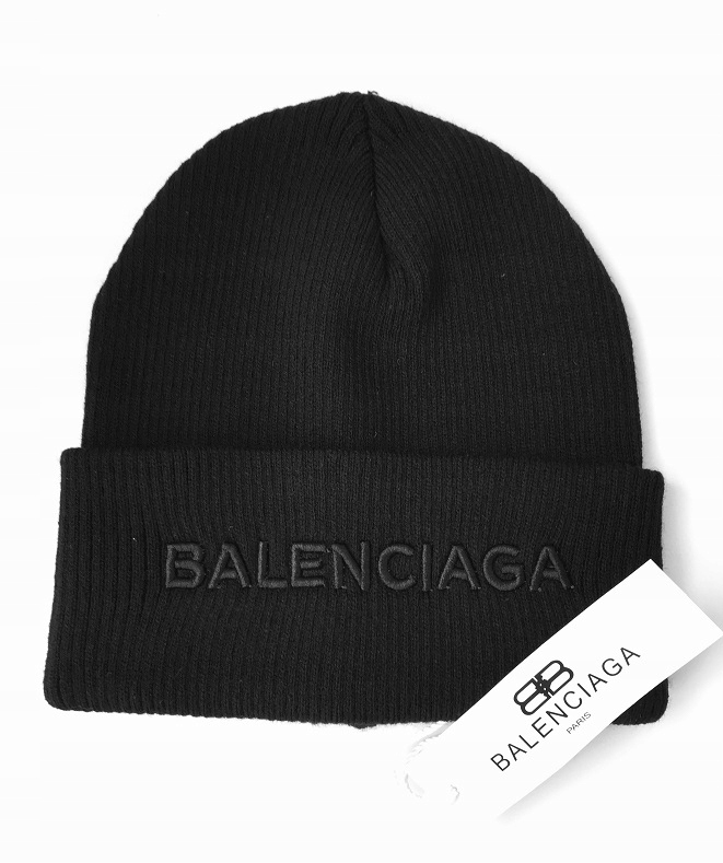 BALENCIAGA CZARNA SERIA LOGOWANA NAPIS UNISEX