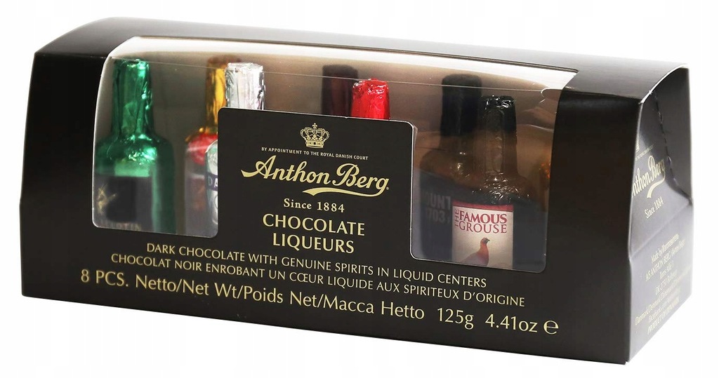 Anthon Berg Chocolate Liqueurs Buteleczki 125g