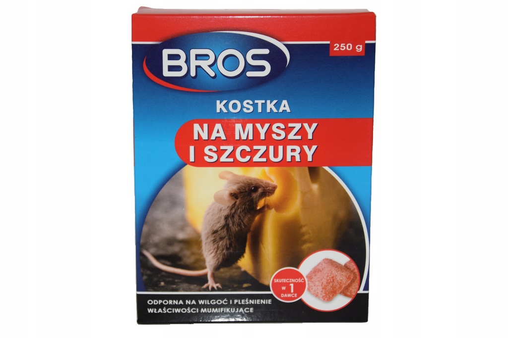 BROS kostka na myszy i szczury 250g