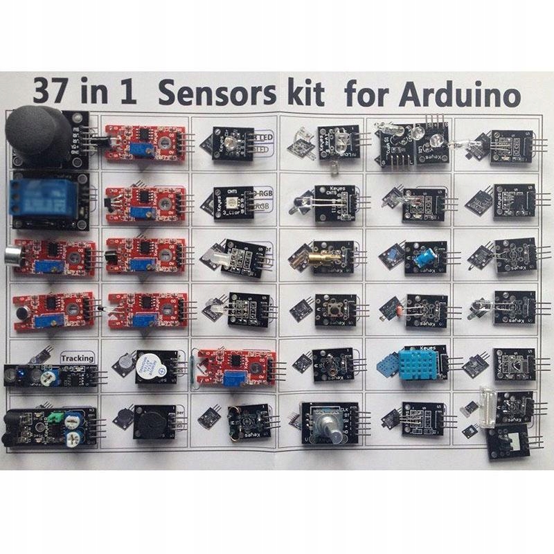 Zestaw czujników do Arduino 37 sztuk