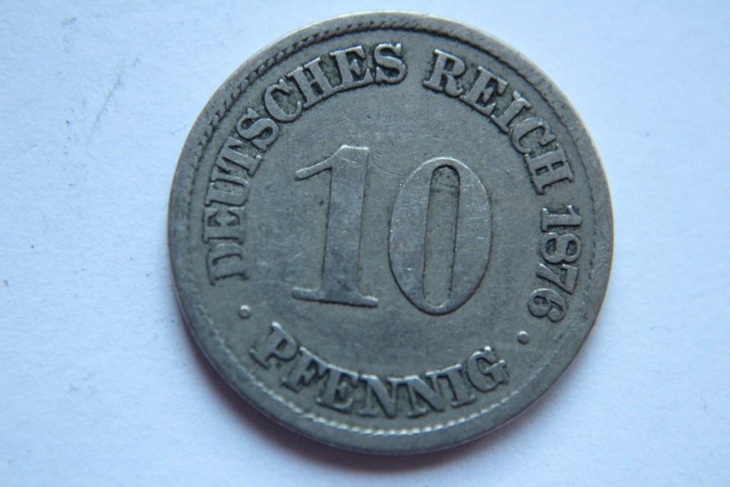 10 PFENNIG 1876 R -W355