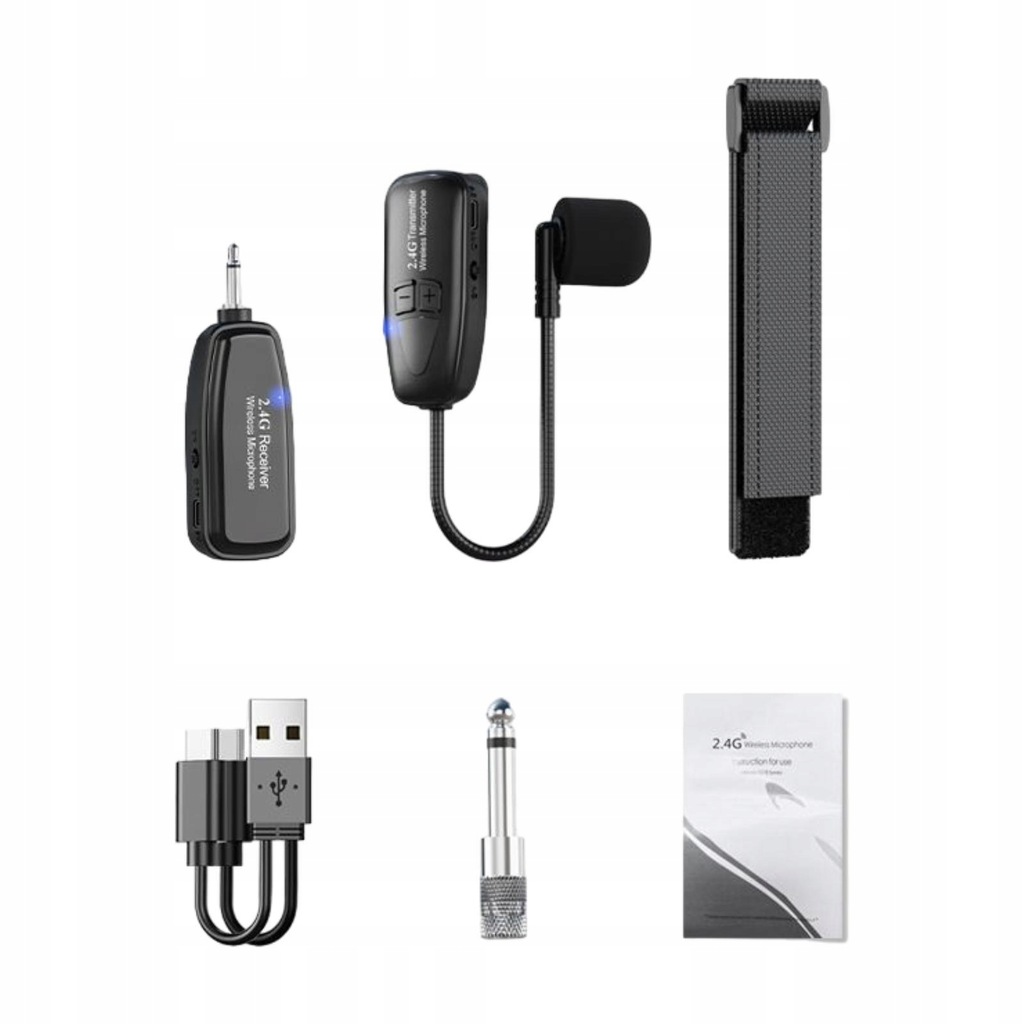 Erhu Microphone Stable Multifunctional Megaphon 2.4G for Stage Performance