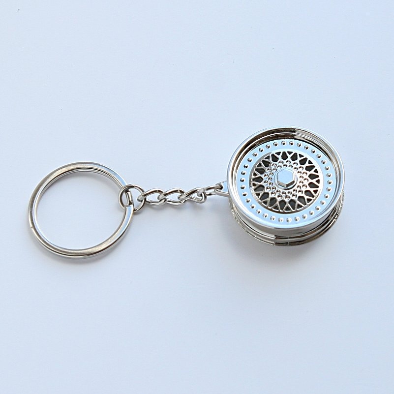 Brelok felga BBS RS srebrny