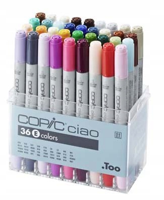 COPIC Ciao Markery Zestaw E 36 szt