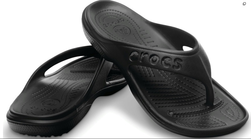 Crocs Japonki Baya Flip klapki W9 39,5 26cm czarne