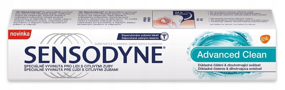 Sensodyne Advanced Clean Fluoride pasta do zębów 7