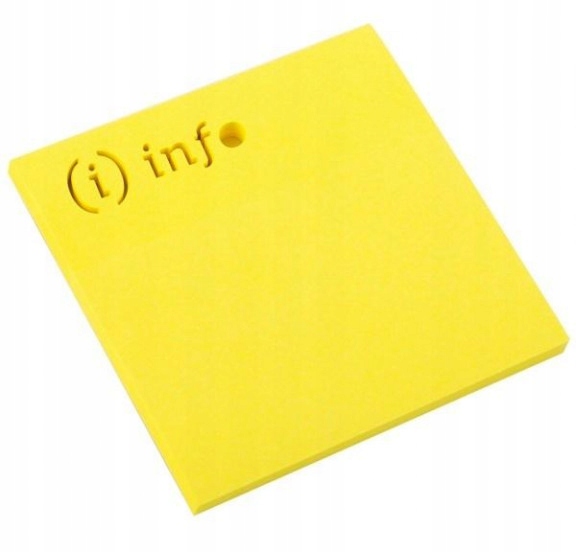 Notes samoprzylepny, żółty