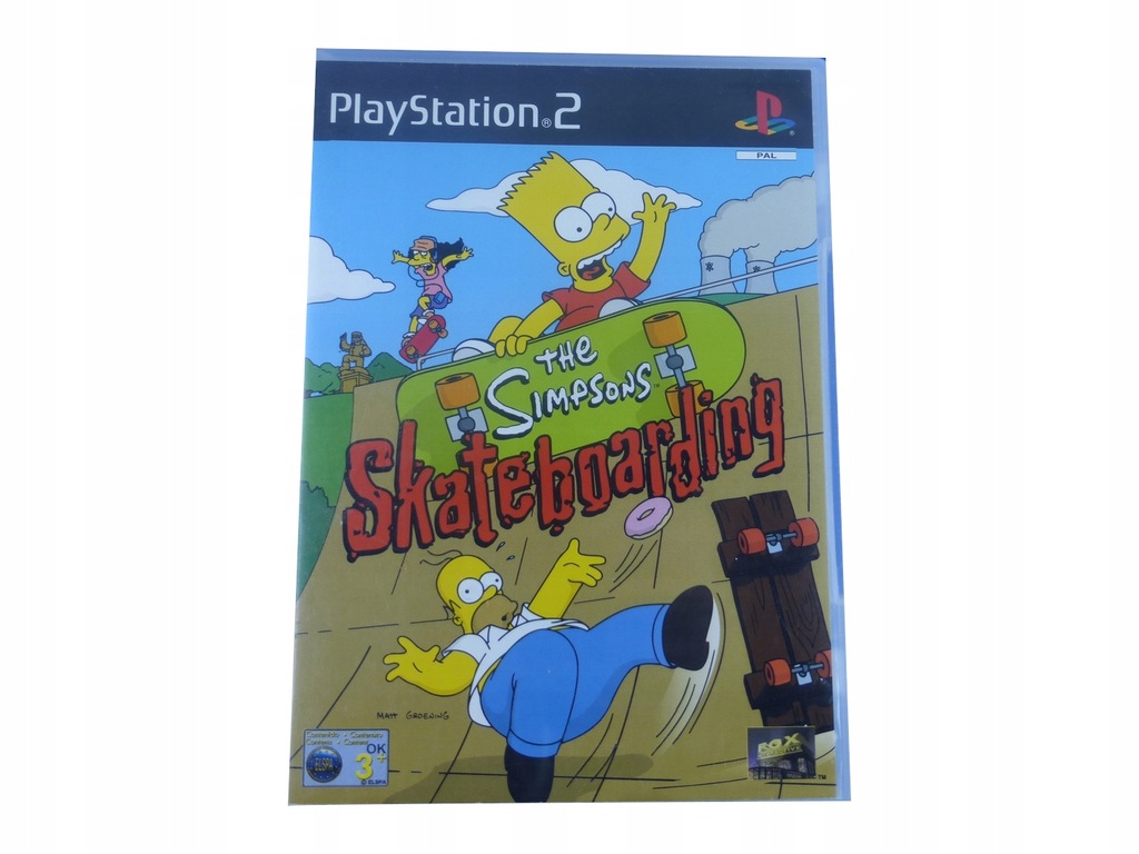 THE SIMPSONS SKATEBOARDING PS2