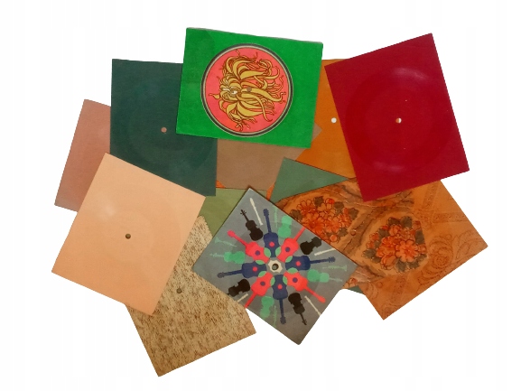 Stare pocztówki dźwiękowe zestaw 16 szt.