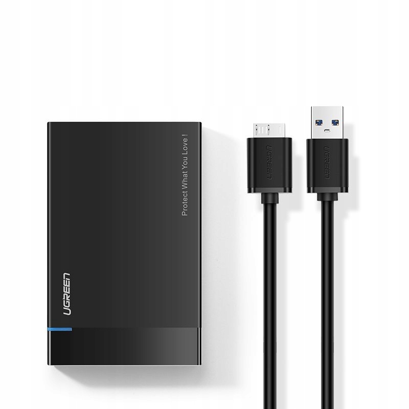 Kieszeń HDD 2,5'' USB 3.2/microUSB + kabel 0,5 m