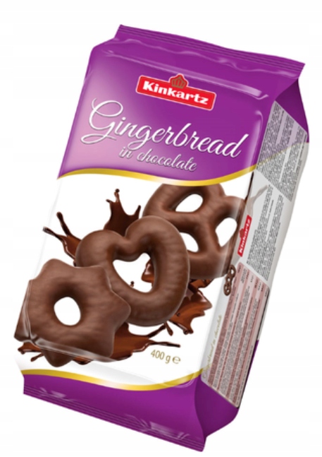 Kinkartz Pierniki w ciemnej czekoladzie 400 g