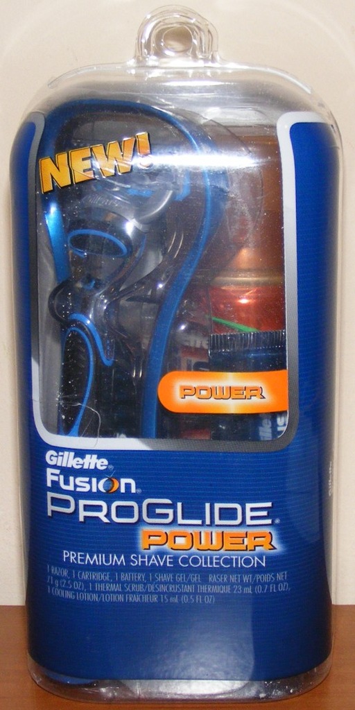 Gillette Fusion Proglide Power zestaw USA żel bals