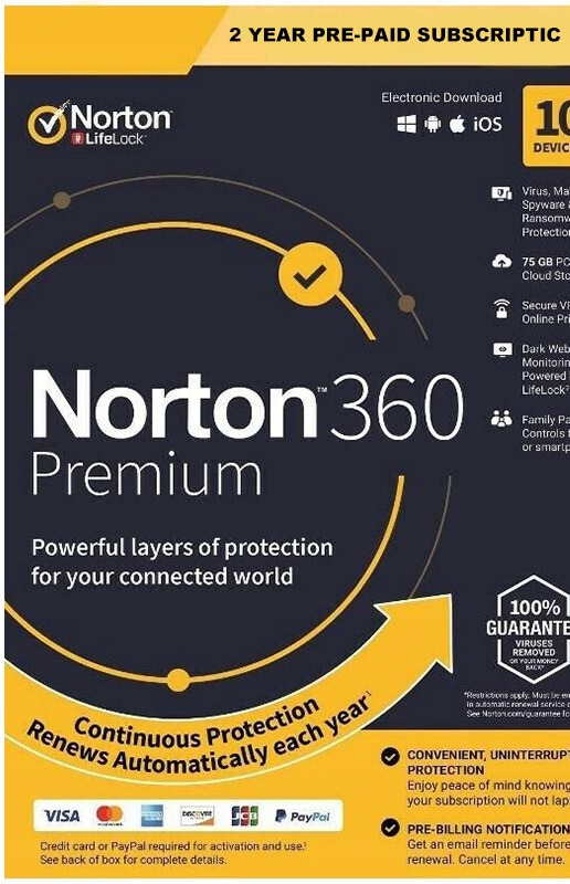 Symantec Norton 360 Security 2020 2 Lata 1PC 1 PC