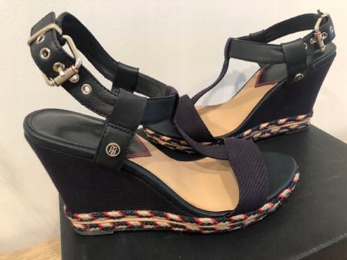 Granatowe Espadryle Tommy Hilfiger