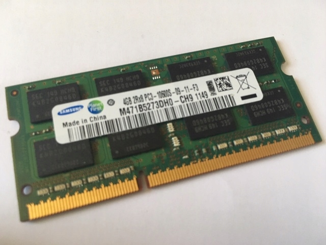 Pamięć RAM 4GB DDR3 Samsung 1333MHz PC3 10600 1,5V