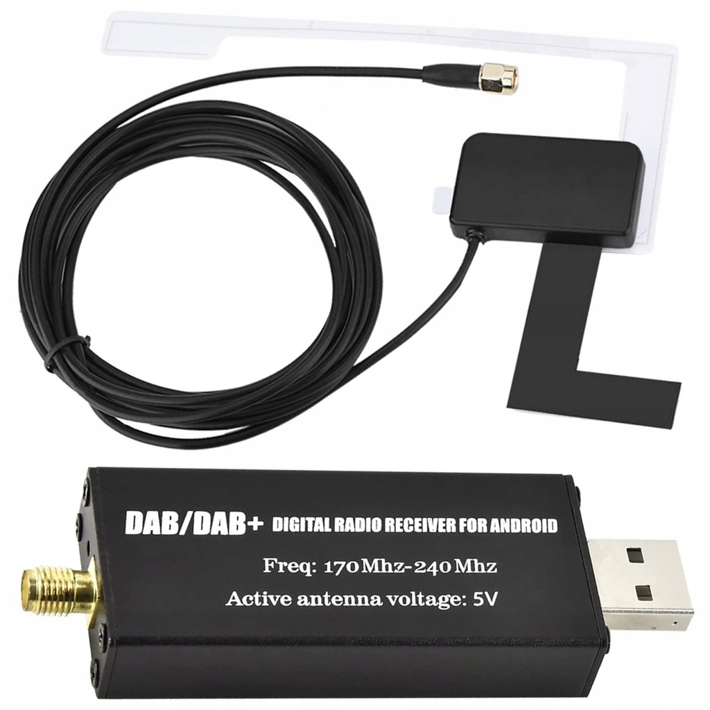 TUNER DAB+ ADAPTER DO RADIA Z SYSTEMEM ANDROID USB