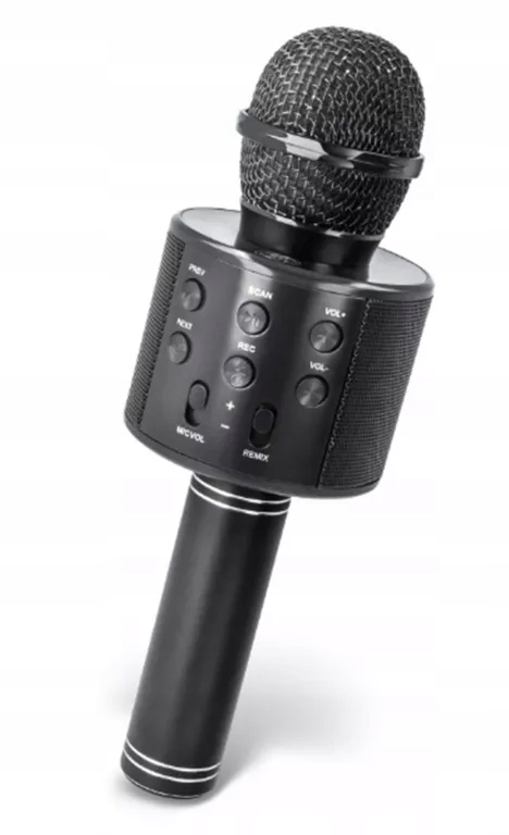 MIKROFON Z GŁÓŚNIKIEM SETTY BM-100 CZARNY