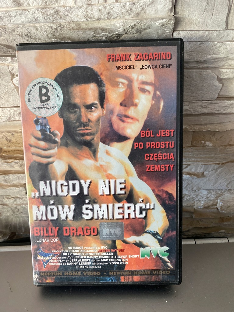Nigdy Nie Mow Smierc VHS Frank Zagarino