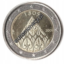 2 euro okolicznościowe Finlandia 2009 Autonomia
