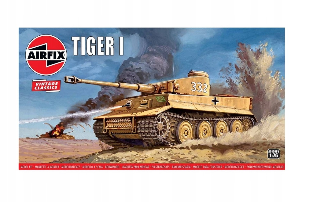 Купить Комплект модели танка Tiger I Airfix 1:76.: отзывы, фото, характеристики в интерне-магазине Aredi.ru