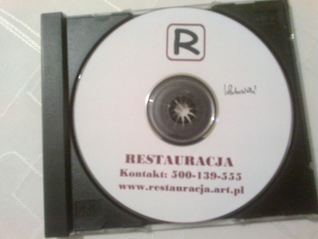 Płyta CD - Zespół  RESTAuRACJA