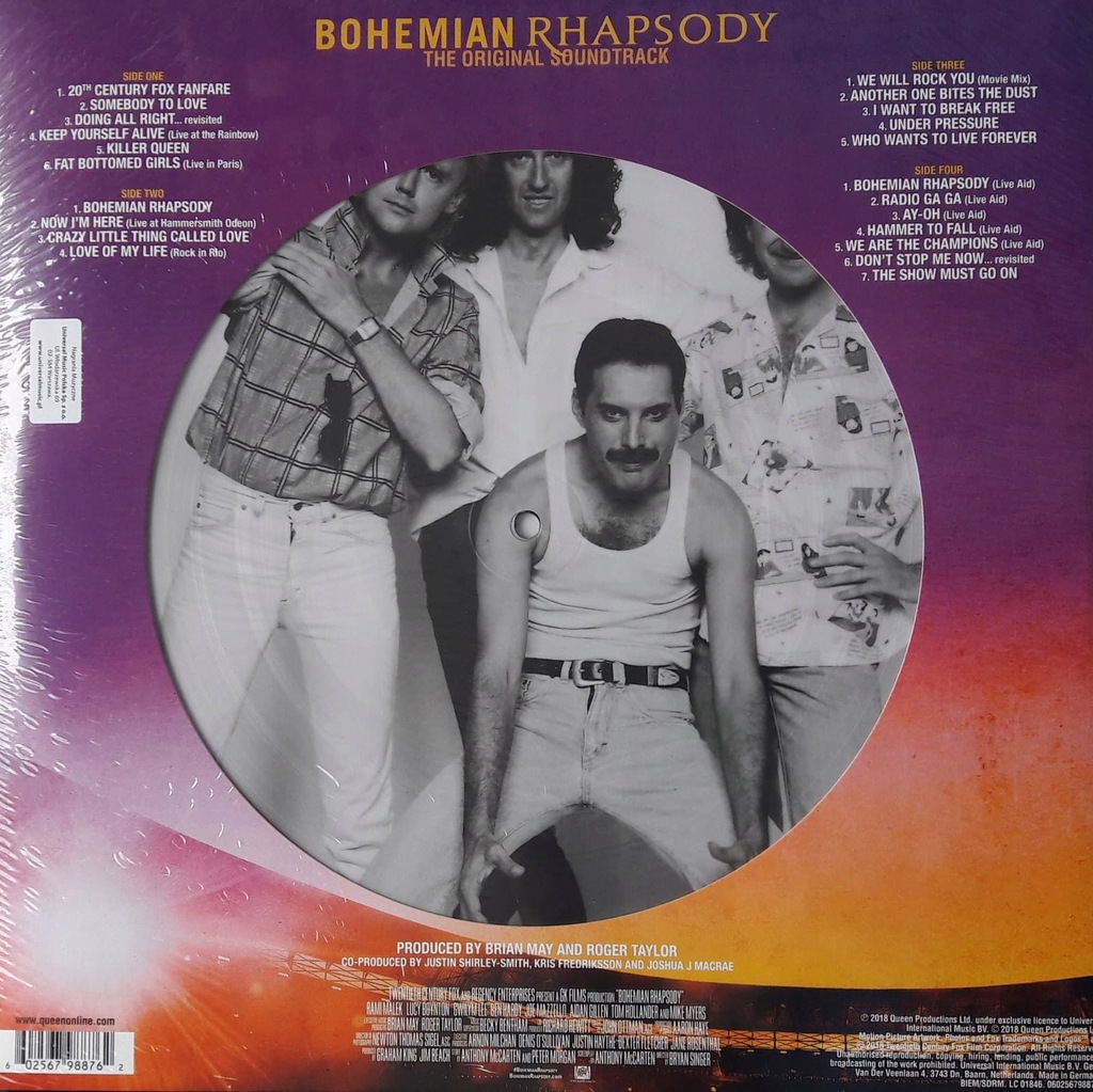 Купить QUEEN Bohemian Rhapsody Picture Disc 2LP RSD 2019: отзывы, фото, характеристики в интерне-магазине Aredi.ru