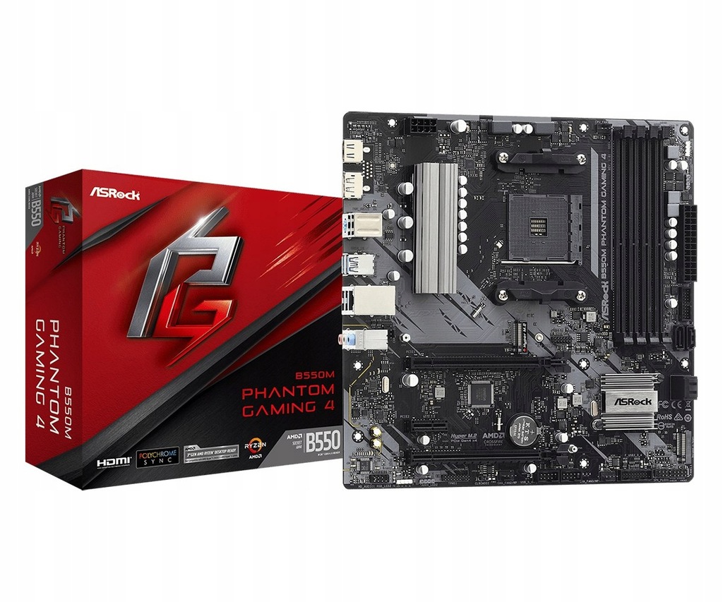 Płyta główna ASRock B550M Phantom Gaming 4 ATX