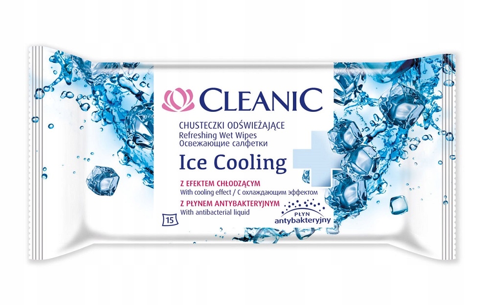 Ice Cooling chusteczki odświeżające z efektem chło
