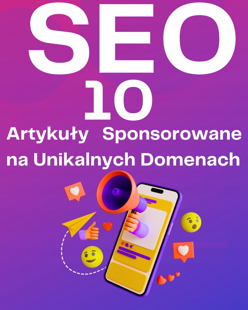 Pozycjonowanie - 10 linków SEO AI - Artykuł sponsorowany na stronach