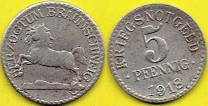 NIEMCY 5 Pfennig 1918 r. - 1