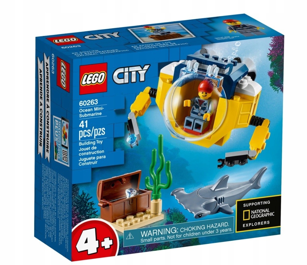 LEGO Klocki City Oceaniczna mini łódź podwodna