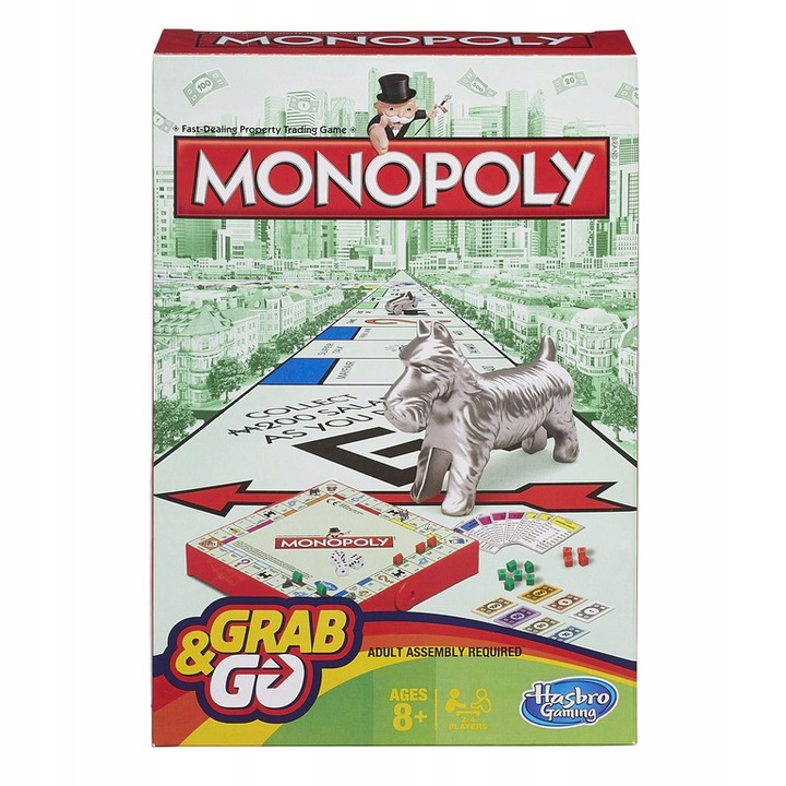 Купить HASBRO TRAVEL GAME MONOPOLY GRAB&GO PL B1002: отзывы, фото, характеристики в интерне-магазине Aredi.ru