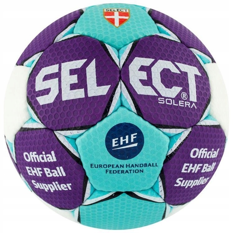 Piłka ręczna Select SOLERA fioletowo-niebieska roz