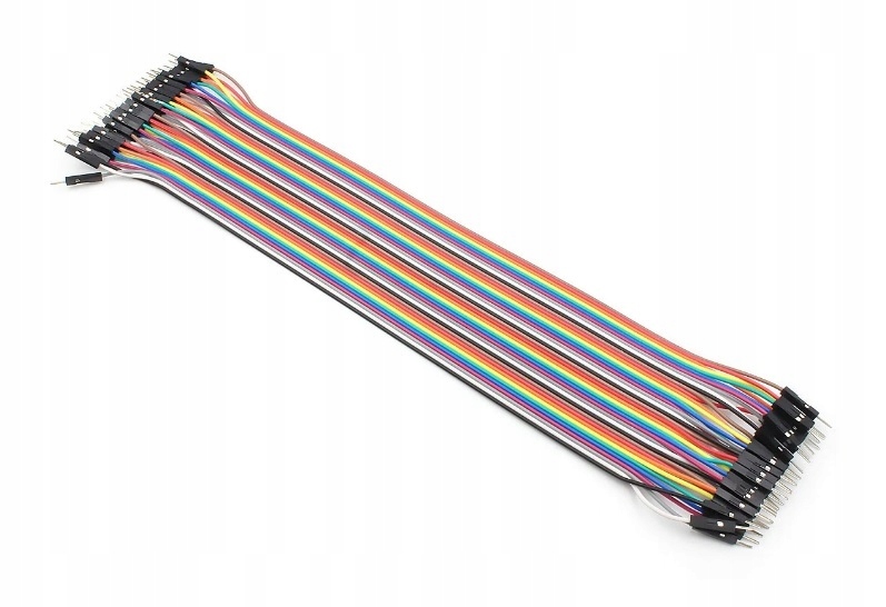 40X PRZEWODY ARDUINO 30CM MĘSKO-MĘSKIE E3624
