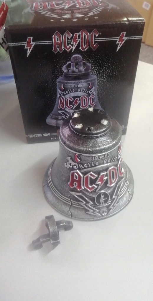 H8685 AC/DC Hells Bells OZDOBA FIGURA DZWON 12827136827 oficjalne