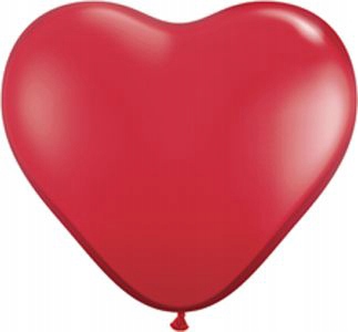 Balon 1M serce 2szt Walentynki [918/44353]
