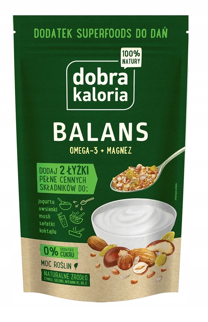 Superfoods do dań Balans 0% cukru Omega 3 + Magnez