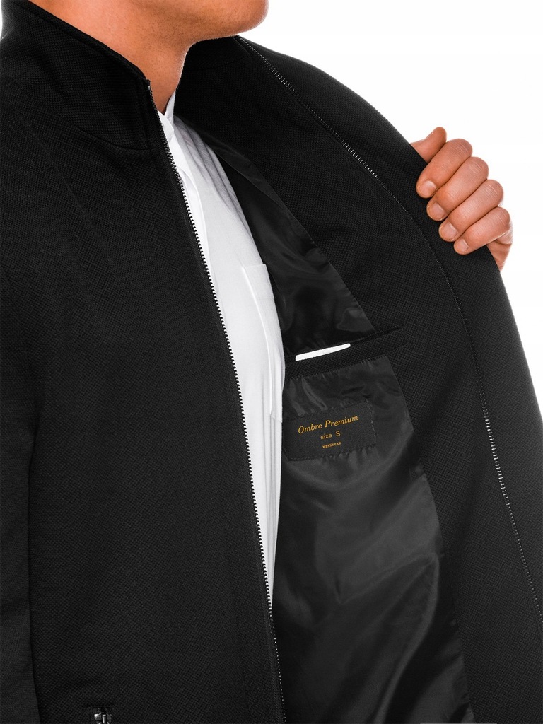 Купить OMBRE PREMIUM Пальто мужское C430 черное M: отзывы, фото, характеристики в интерне-магазине Aredi.ru
