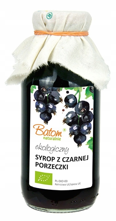 SYROP Z CZARNEJ PORZECZKI BIO 330 ml - BATOM