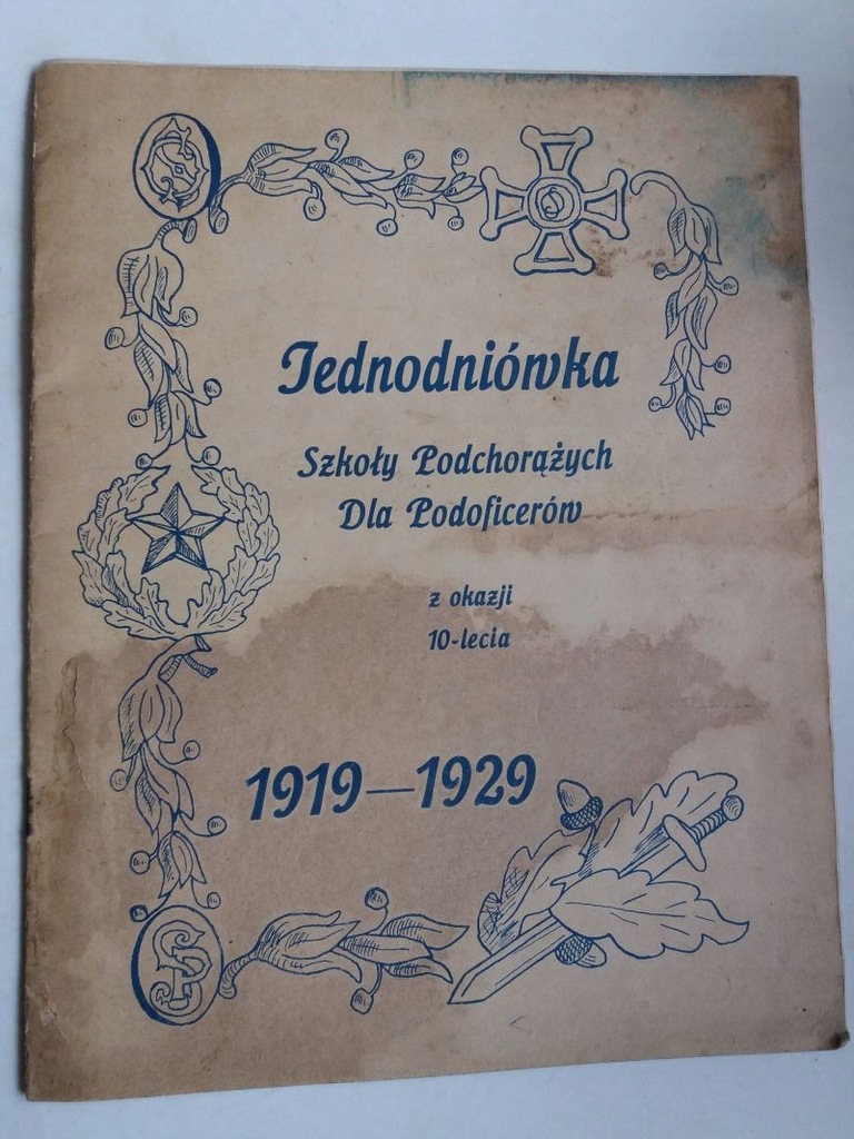 Szkoła Podchorążych Bydgoszcz 1929, jednodniówka