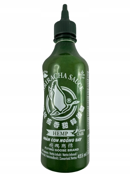 Sriracha ostry sos zielone chili konopie 455 ml