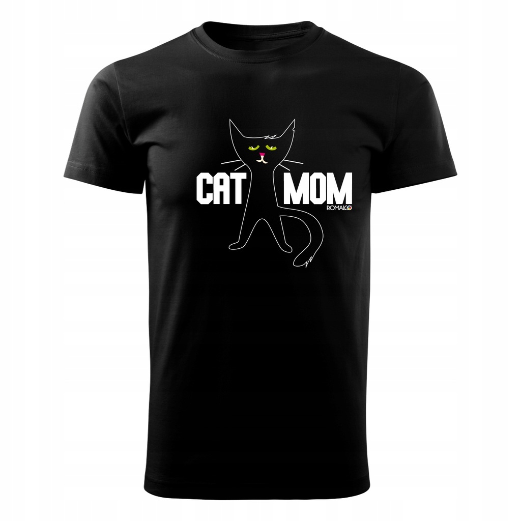 T-shirt Koszulka ROMALGO CAT MOM kot mama kota